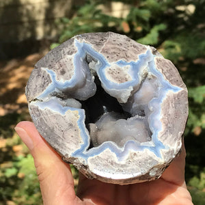 Standing Crystal Lined Dugway Geode