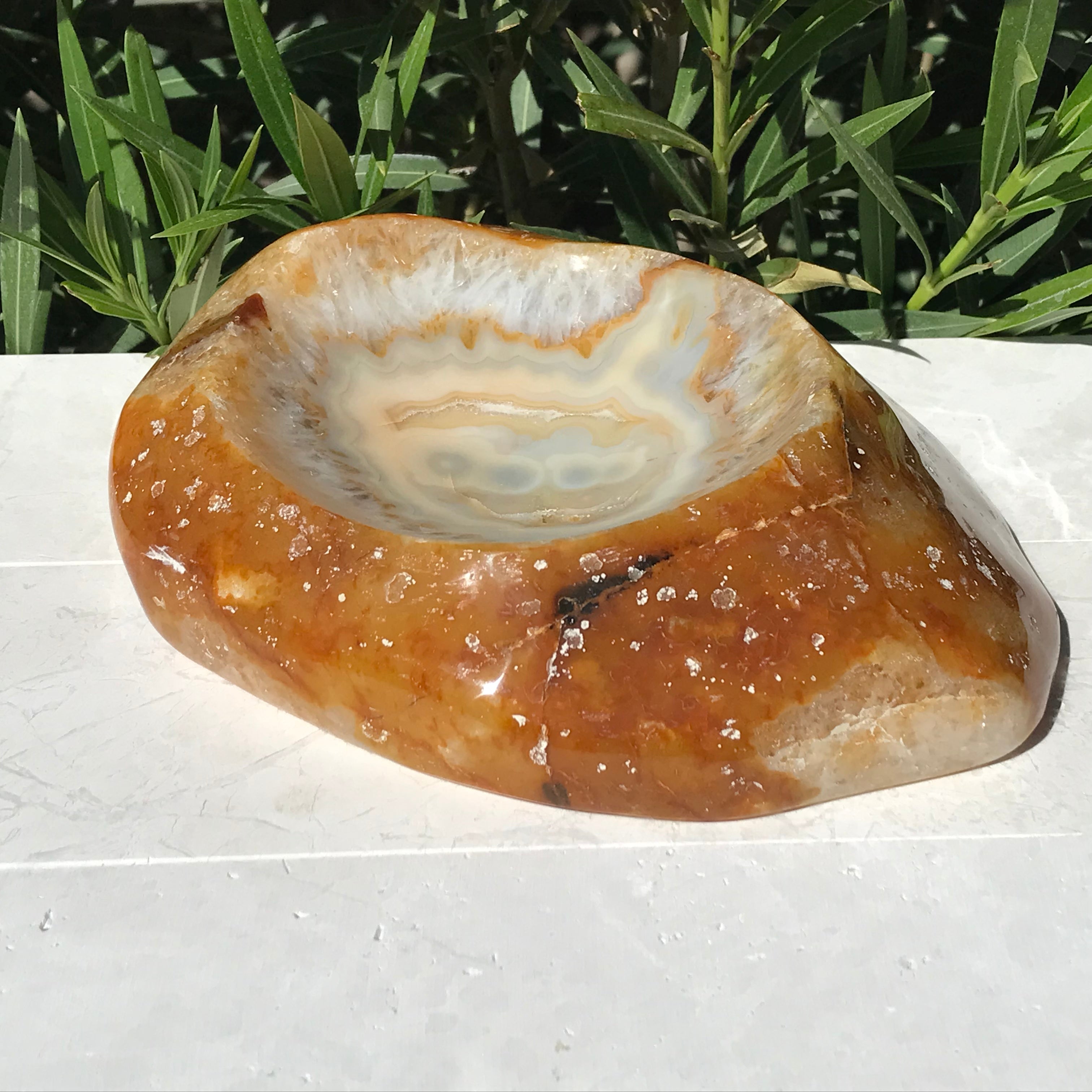 Golden Agate Bowl