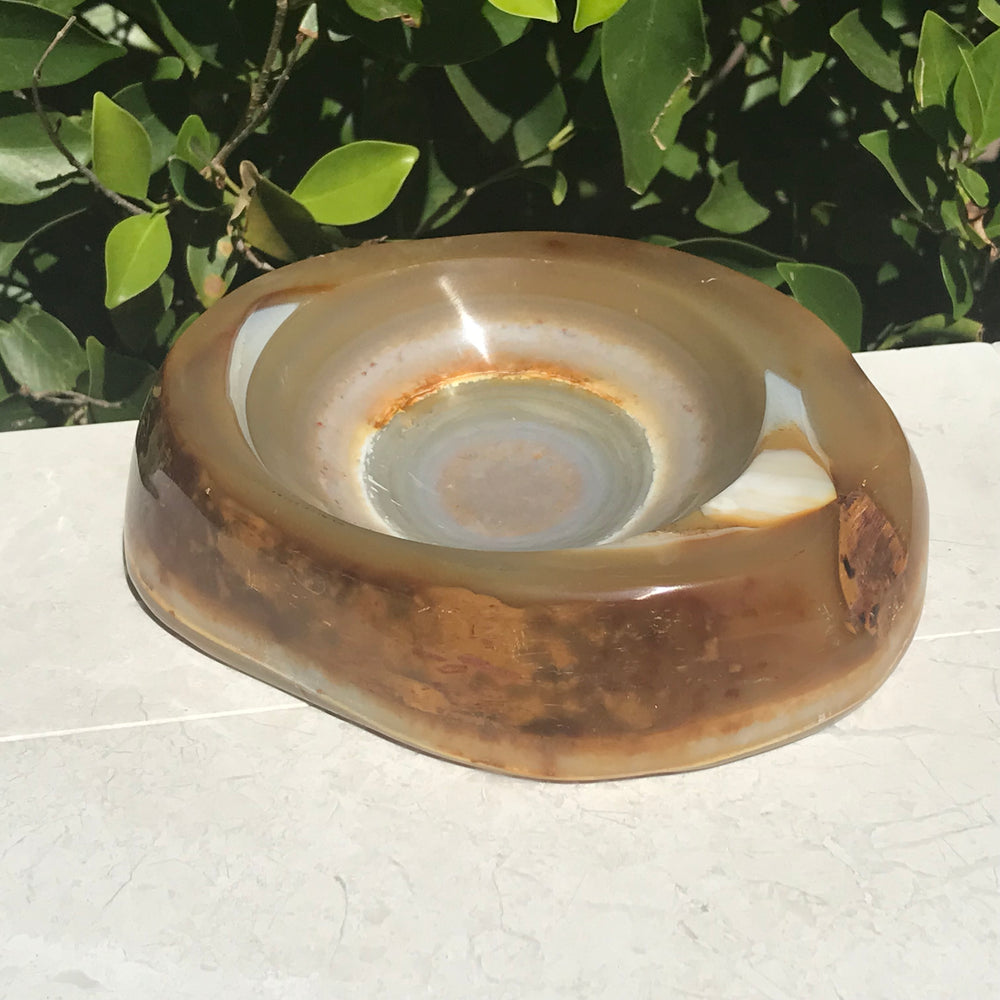 Bull's Eye Agate Bowl