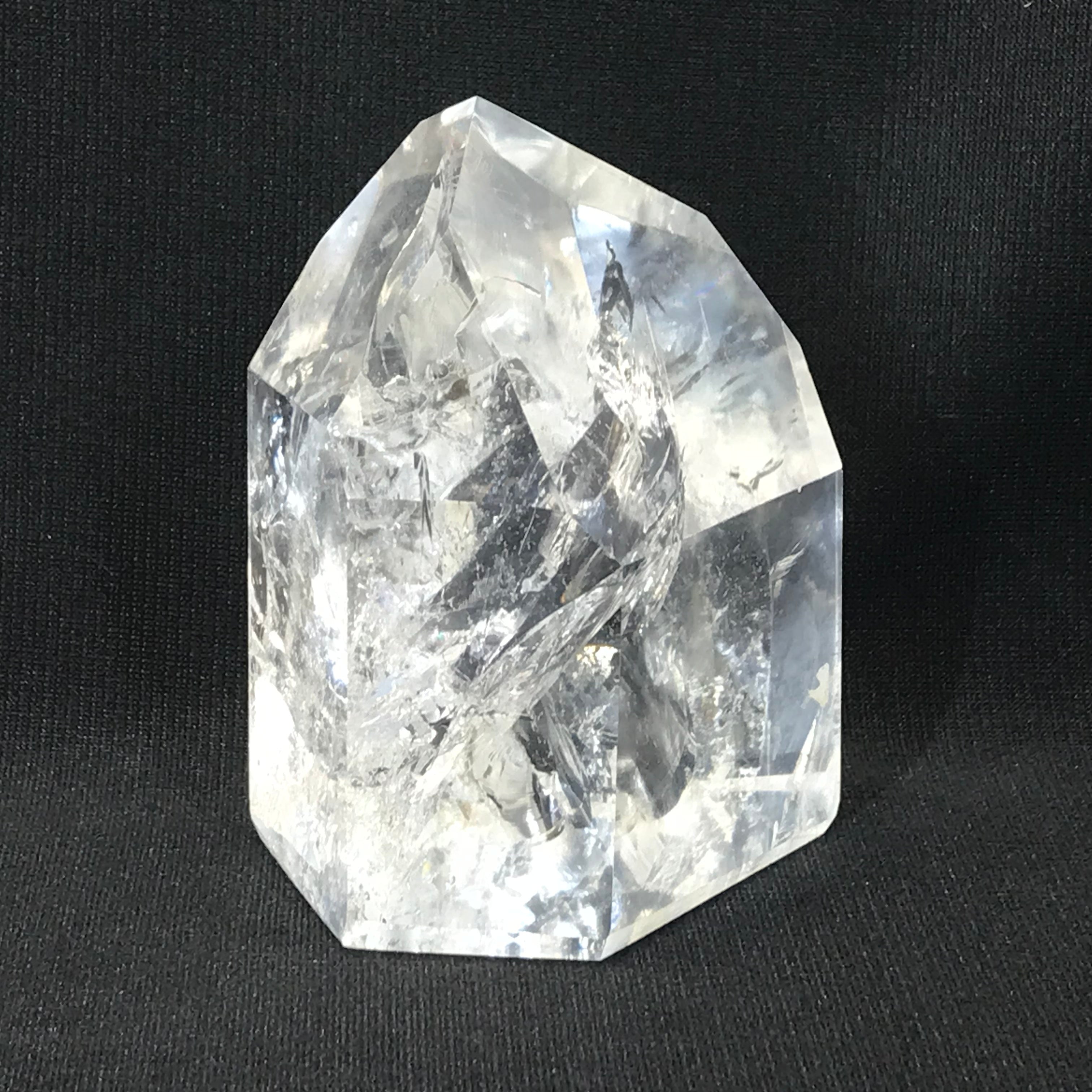 Rainbow Filled Crystal Point