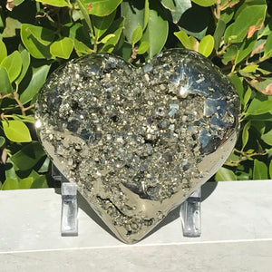 Enormous Peruvian Pyrite Heart