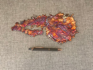 Exclusive Rainbow Copper Splash Wall Art