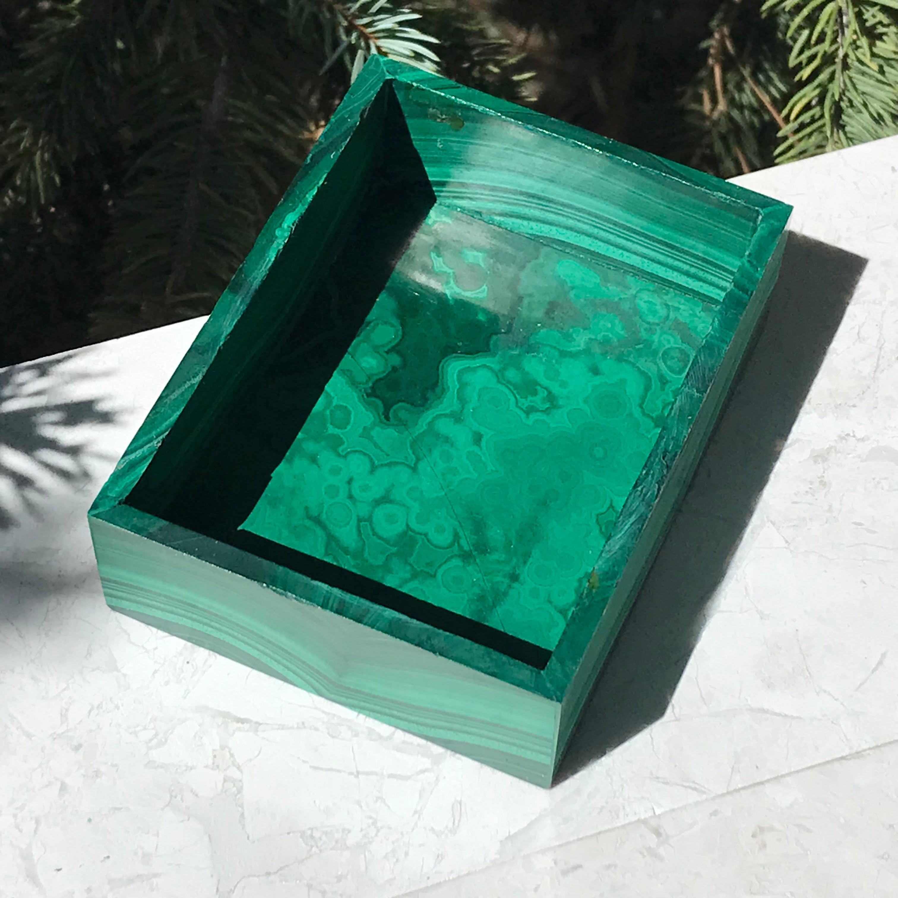 Malachite Jewelry Box