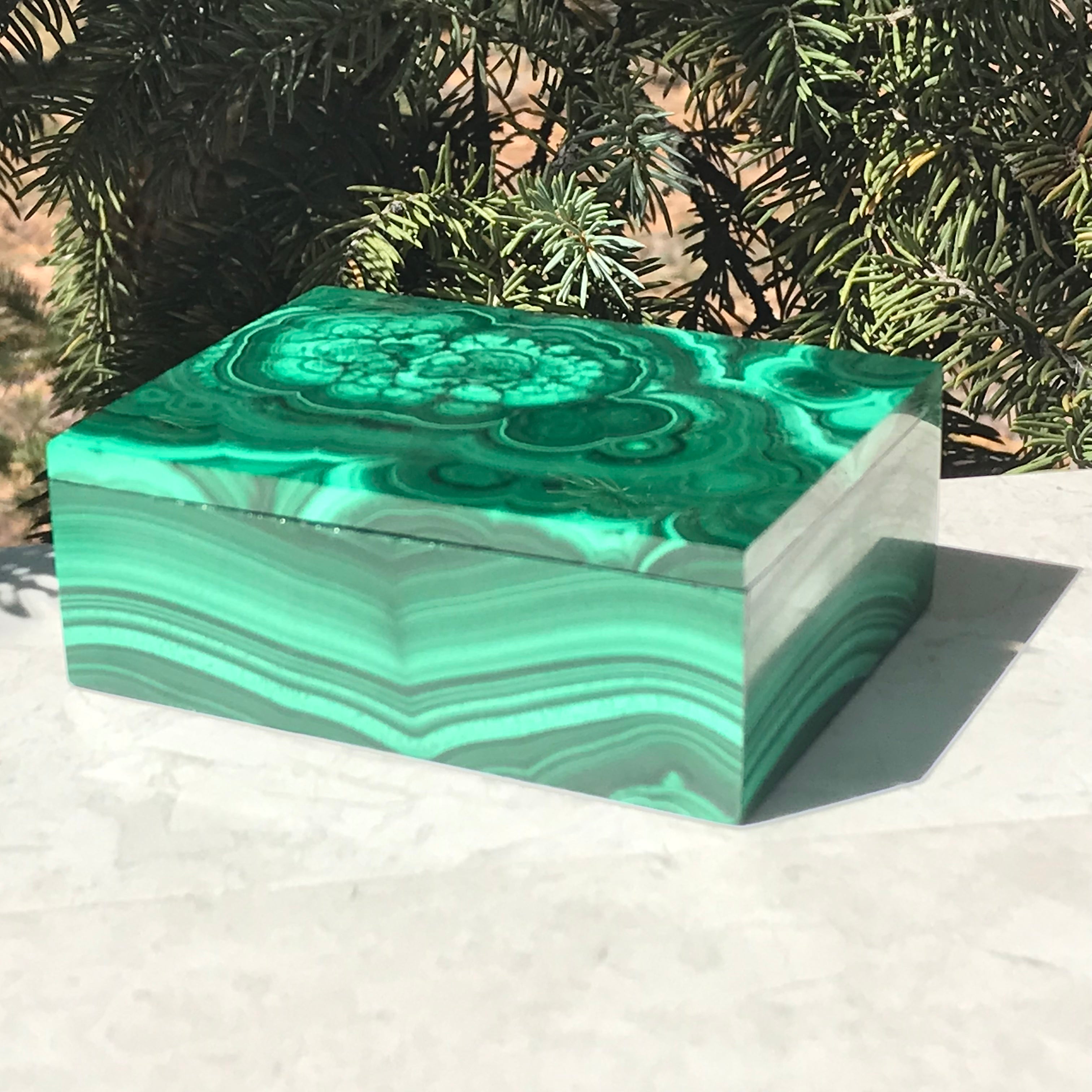 Malachite Jewelry Box
