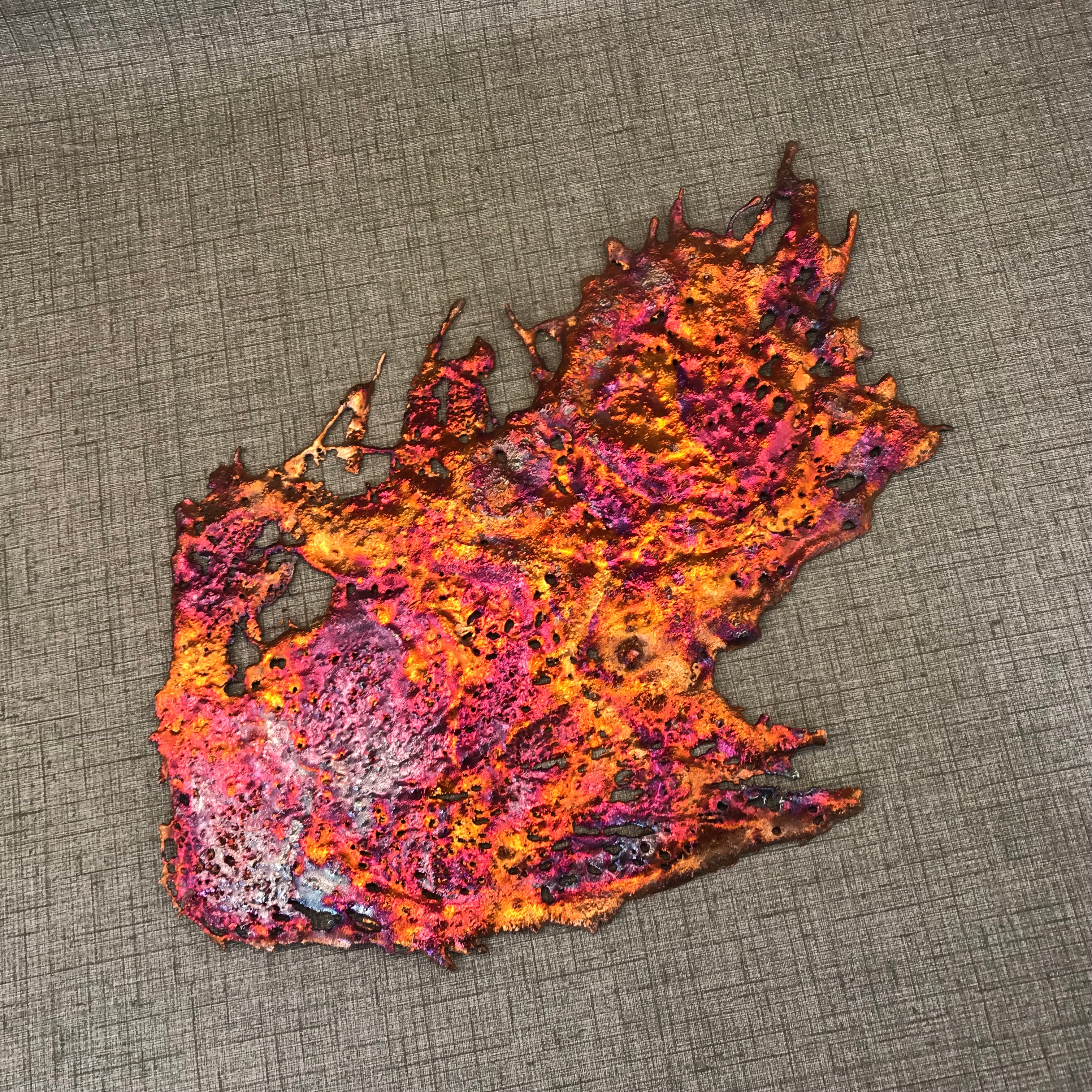 Shades of a Sunset Rainbow Splash Copper