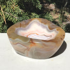 Colorful Banded Agate Bowl