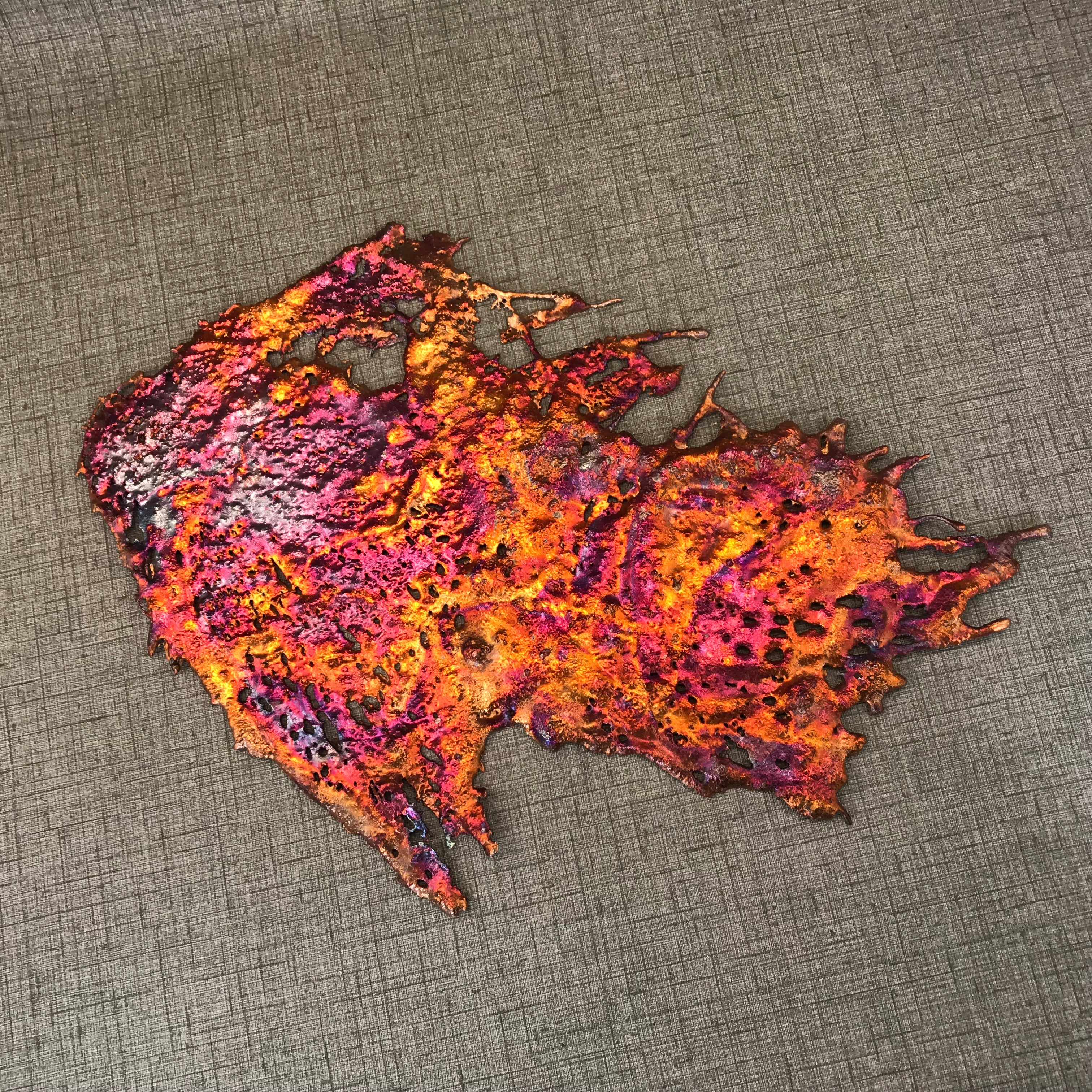Shades of a Sunset Rainbow Splash Copper