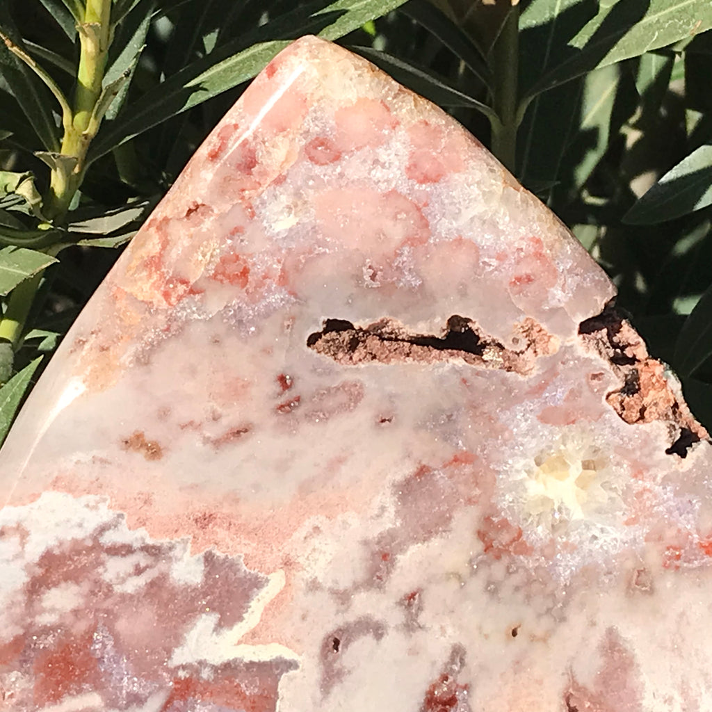 Teardrop Shaped Rose Amethyst Freeform