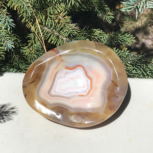 Colorful Banded Agate Bowl