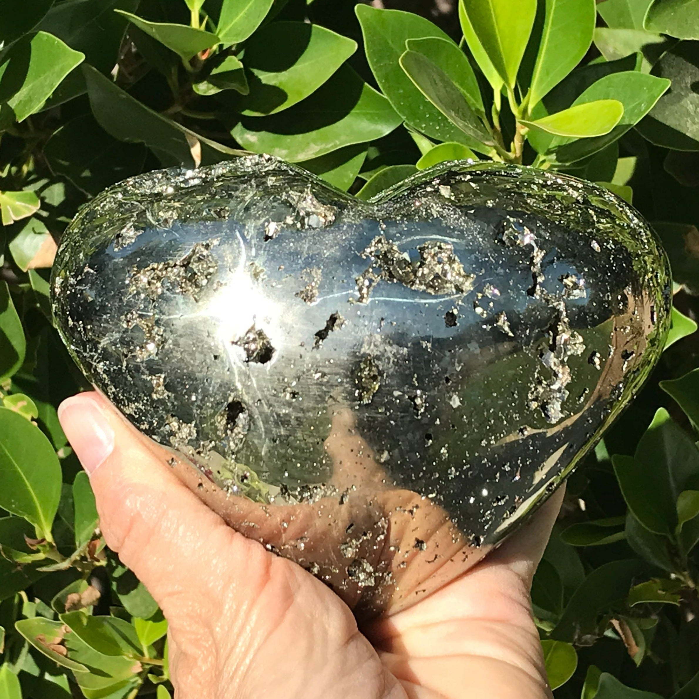 Peruvian Pyrite Heart