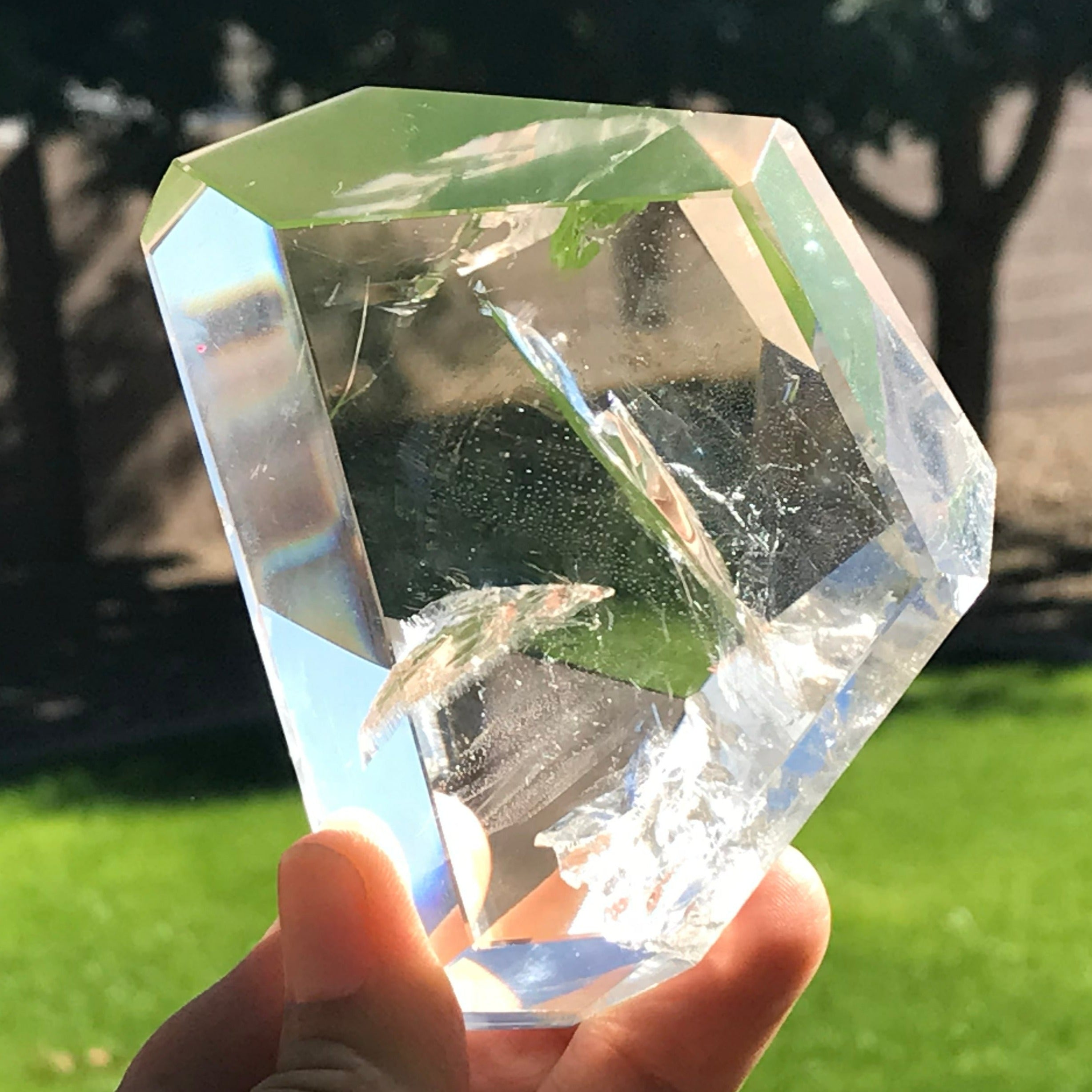 Pristine Abstract Shaped Crystal Freeform