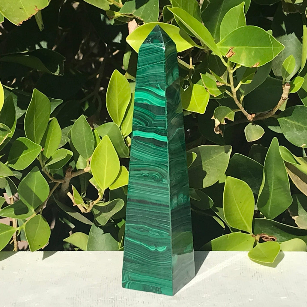 Striated Malachite Tower