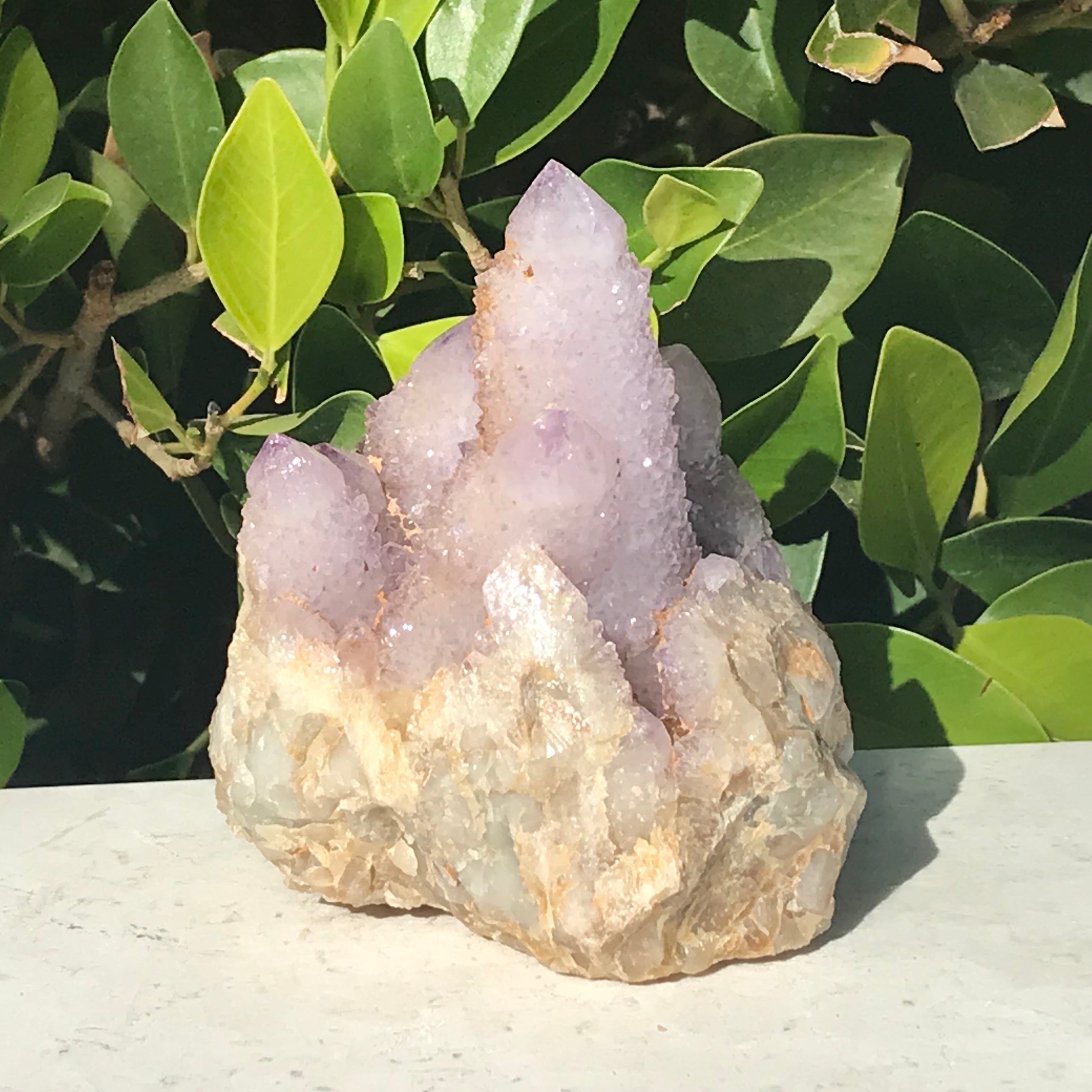 Lavender Crystal African Spirit Quartz Cluster