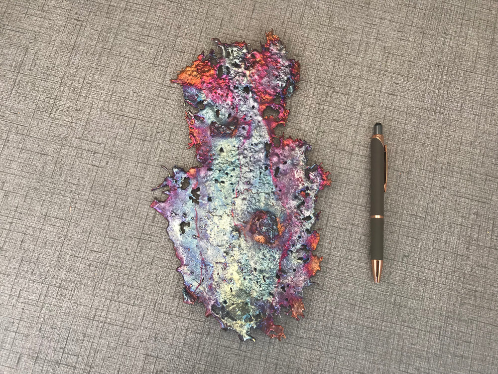 Flashy Rainbow Copper Splash Decor