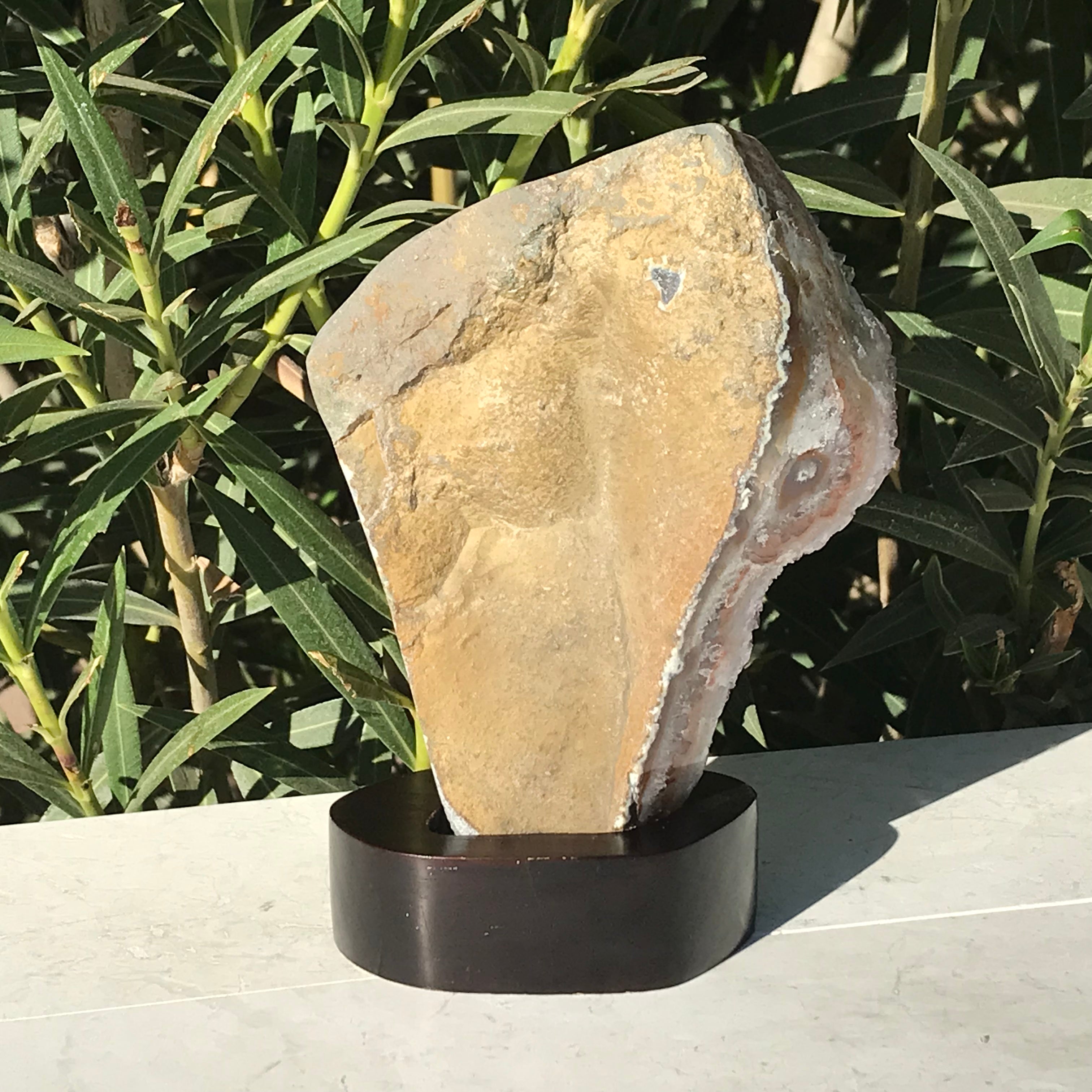 Large Stalactite Eye on Amethyst Freeform