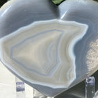 Delicate Agate Heart