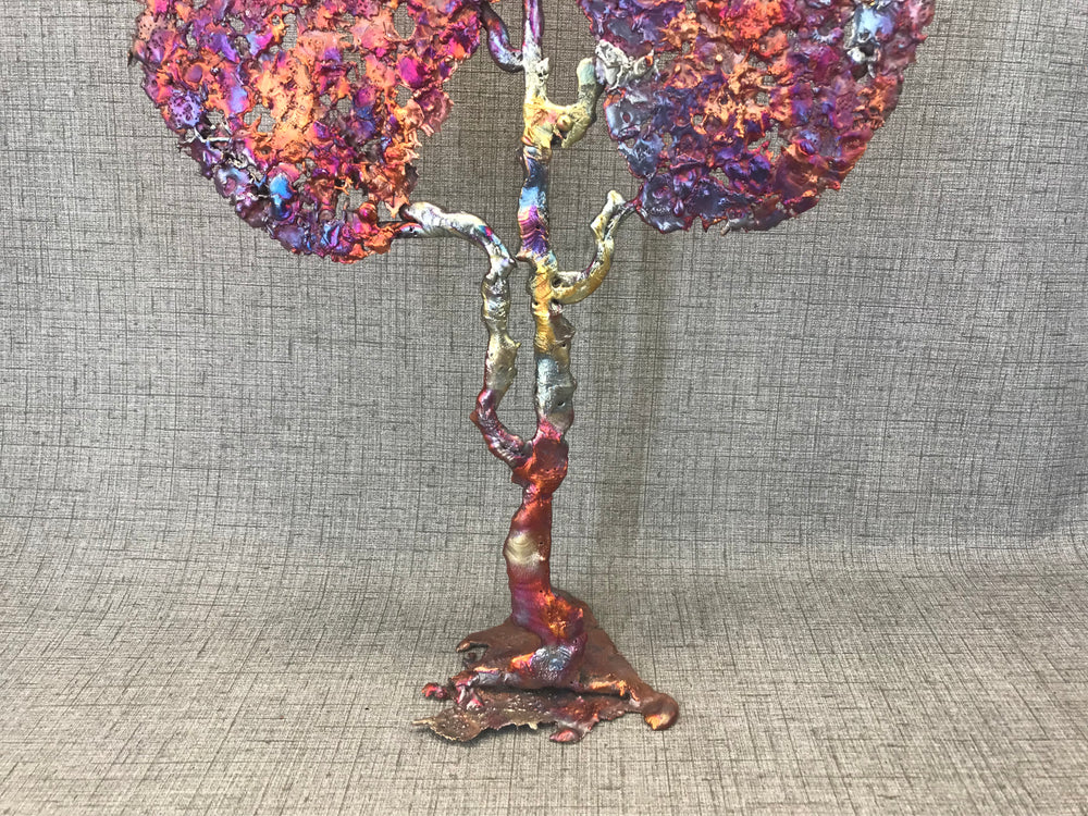Rainbow Splash Copper Tree of Life