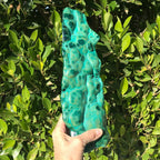 Polished Malachite/Chrysocolla Plate