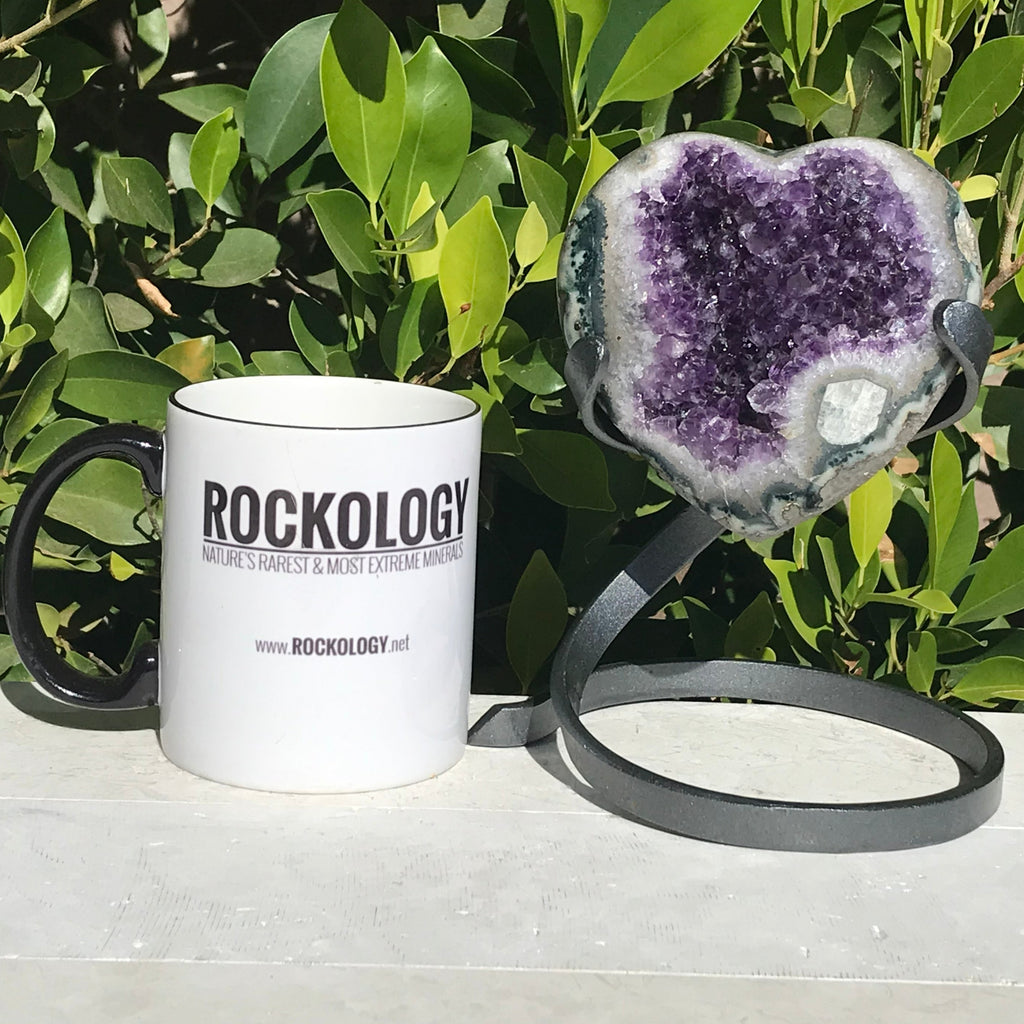 Calcite Inclusion Amethyst Heart