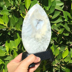 Glistening Yellow Agate/Quartz Flame