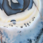 Prominent Floral-Like Eye Agate Slice.