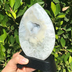 Glistening Yellow Agate/Quartz Flame
