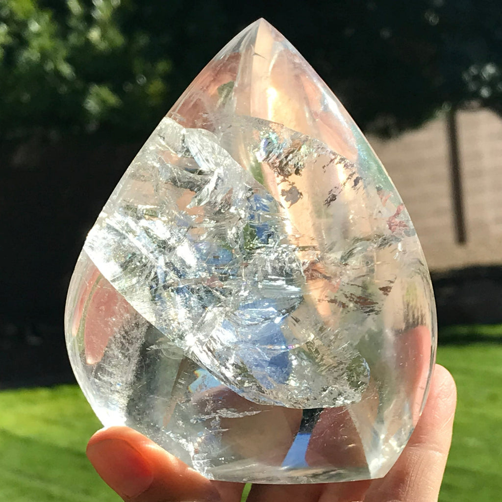 Huge Rainbow Brazilian Crystal Flame