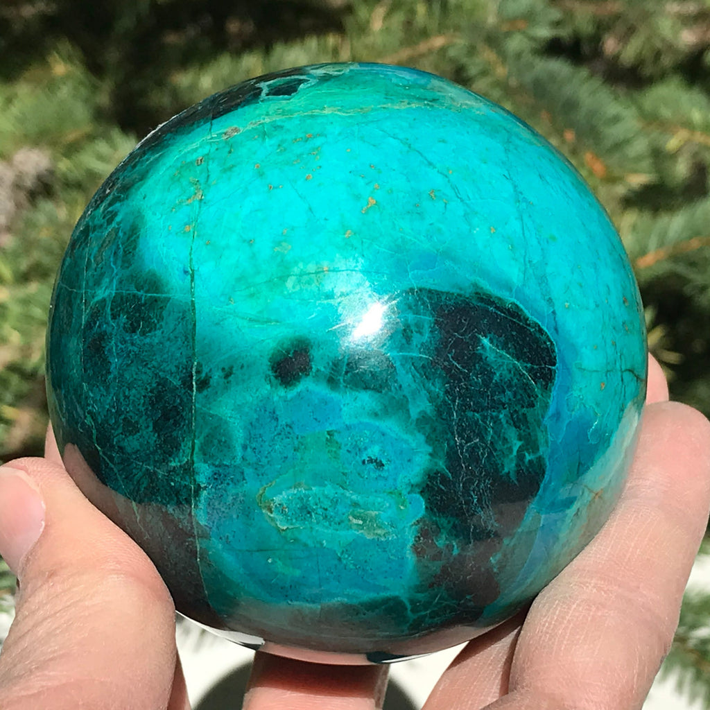 Malachite/Chrysocolla Sphere