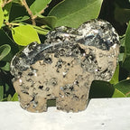 Miniature Pyrite Buffalo Sculpture