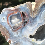 Glittering and Banded Dugway Geode #1 of Pair