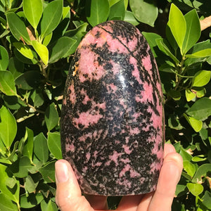 Polished Rhodonite Nodule