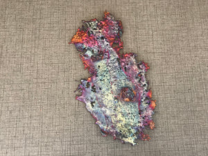 Flashy Rainbow Copper Splash Decor