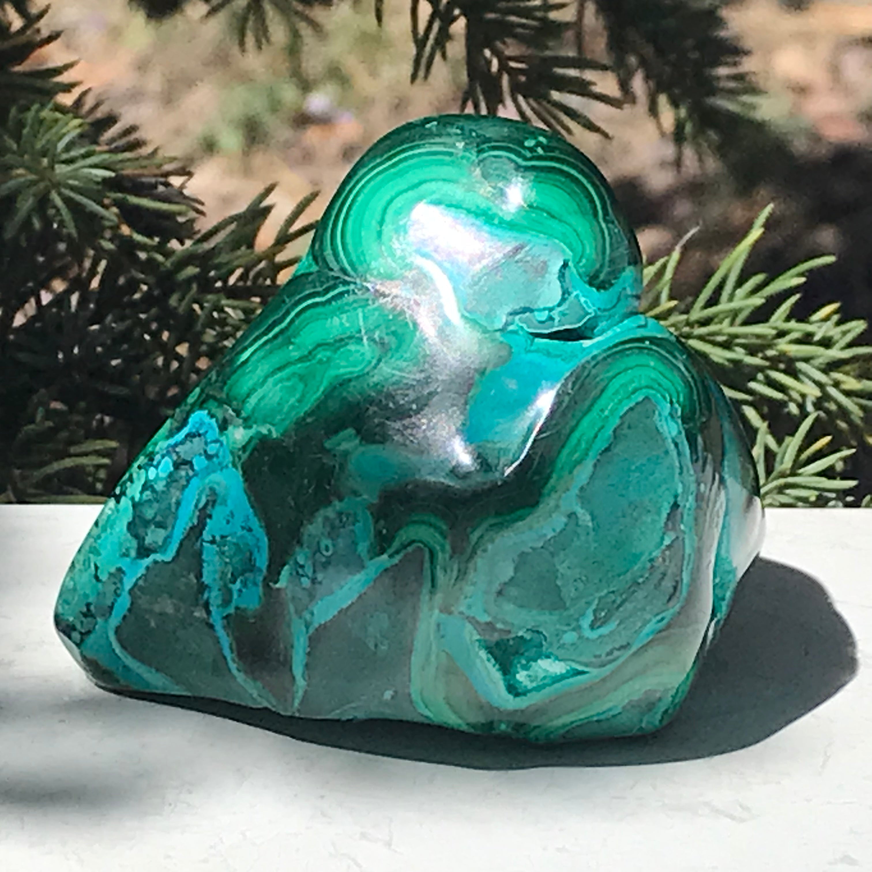 Chrysocolla Faced Malachite