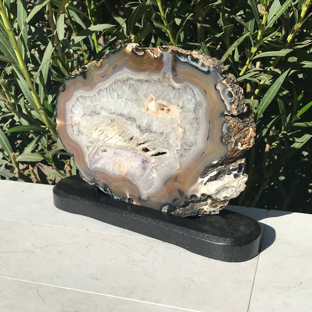 Complete Round of Agate Slab