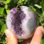 Amethyst Geode Sphere