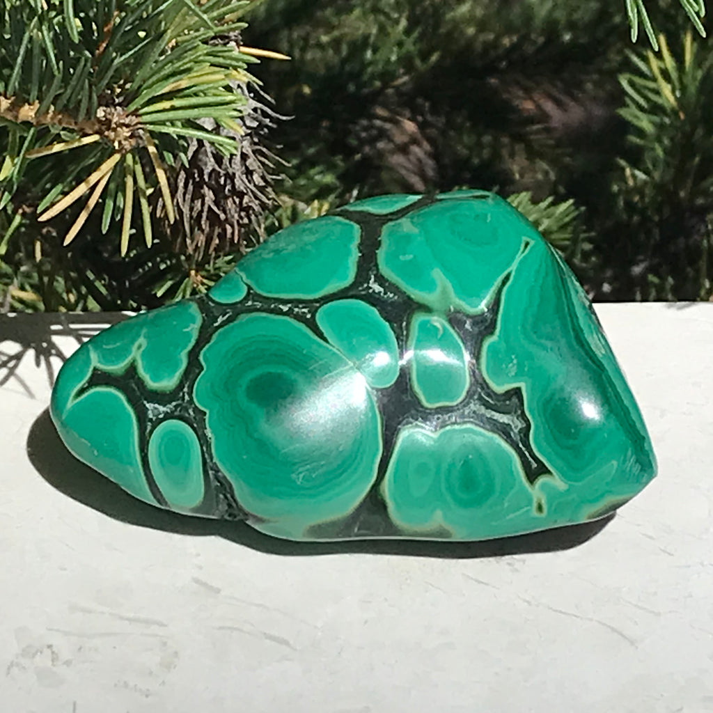 Spherical Patterned Malachite
