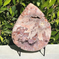 Teardrop Shaped Rose Amethyst Freeform