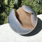 Glistening Agate Geode Sphere