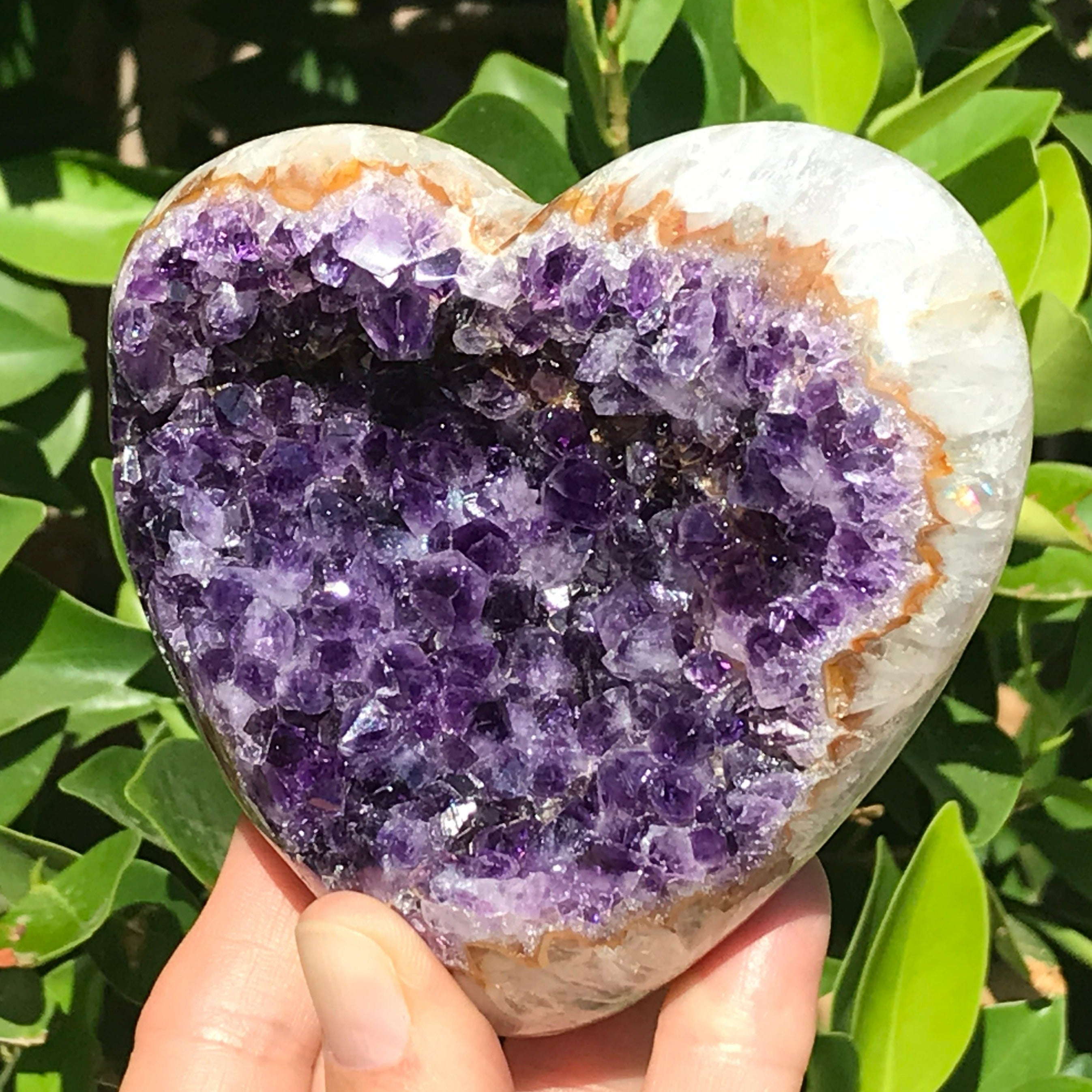 Uruguayan Amethyst Heart