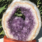 Translucent Amethyst and Agate Slab