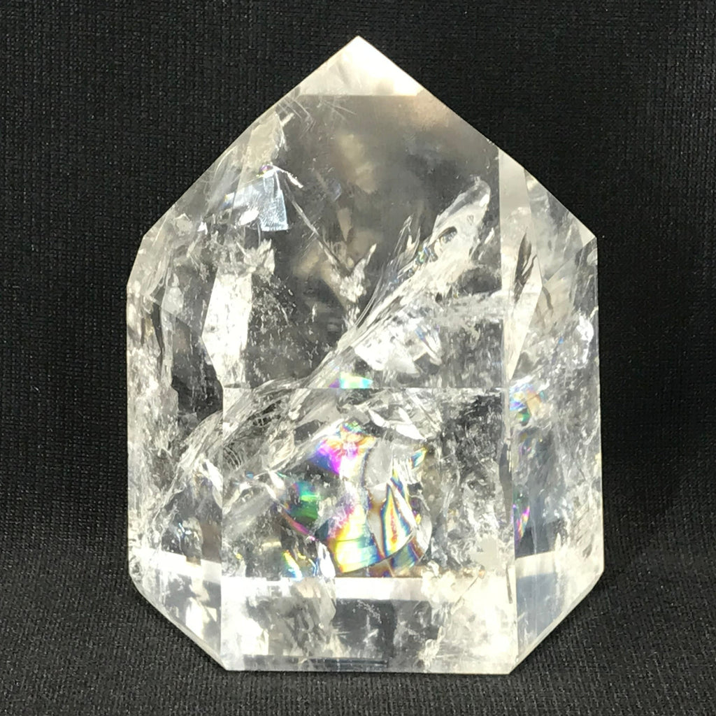 Rainbow Filled Crystal Point