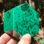 Hexagon Malachite Box