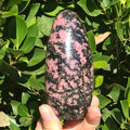 Black and Pink Rhodonite Nodule
