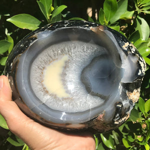 Crescent Moon Agate Bowl