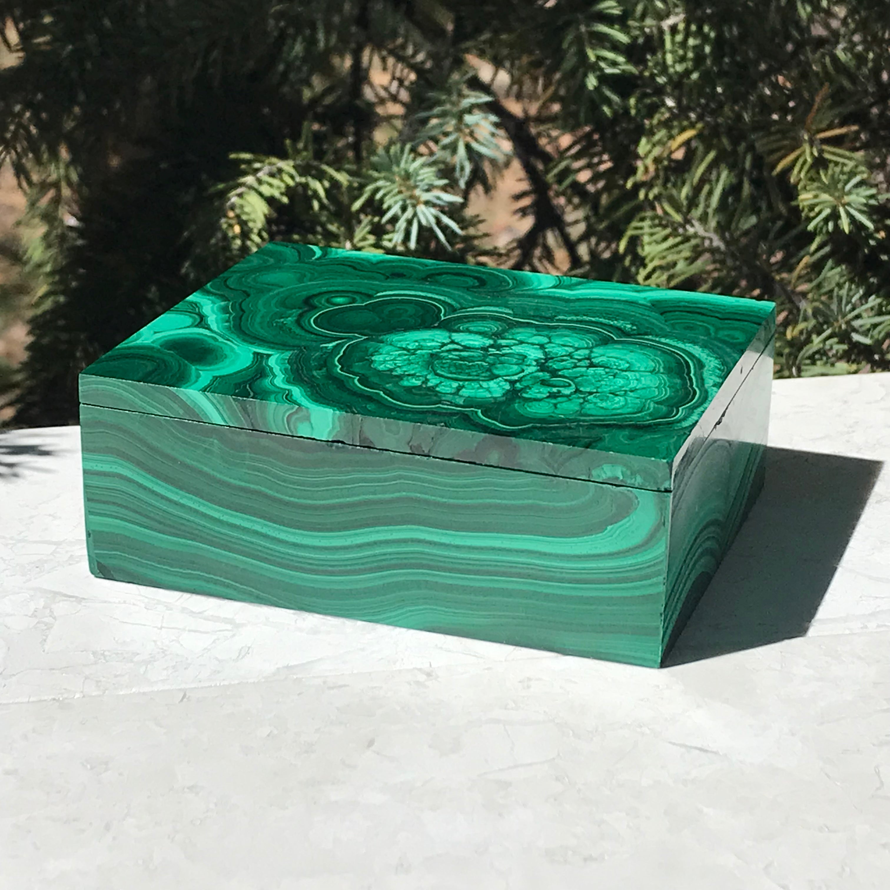Malachite Jewelry Box