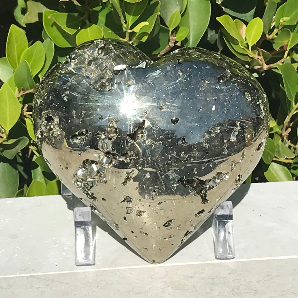 Enormous Peruvian Pyrite Heart