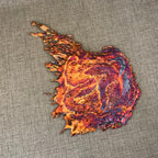 Flashy Rainbow Splash Copper Decor