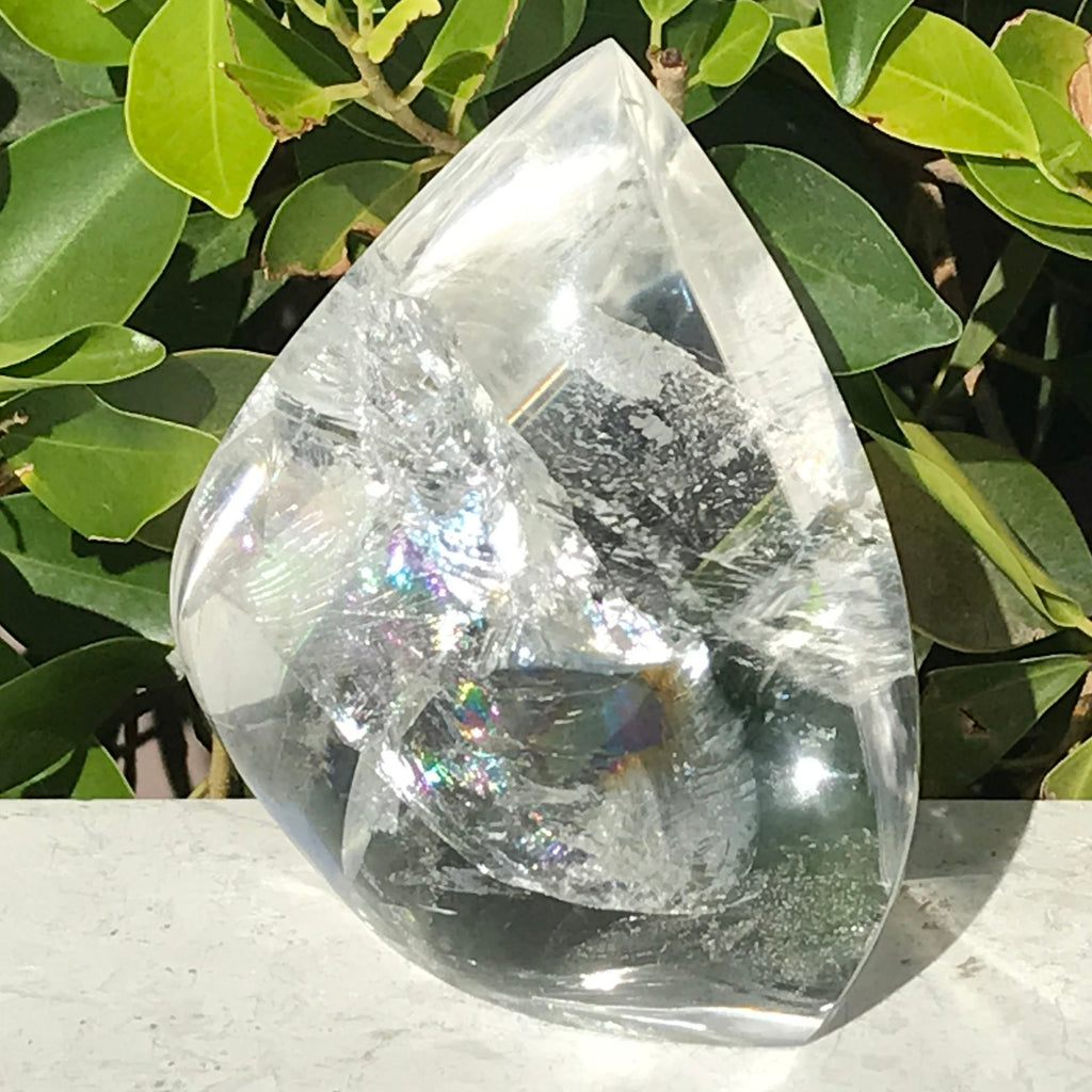 Huge Rainbow Brazilian Crystal Flame