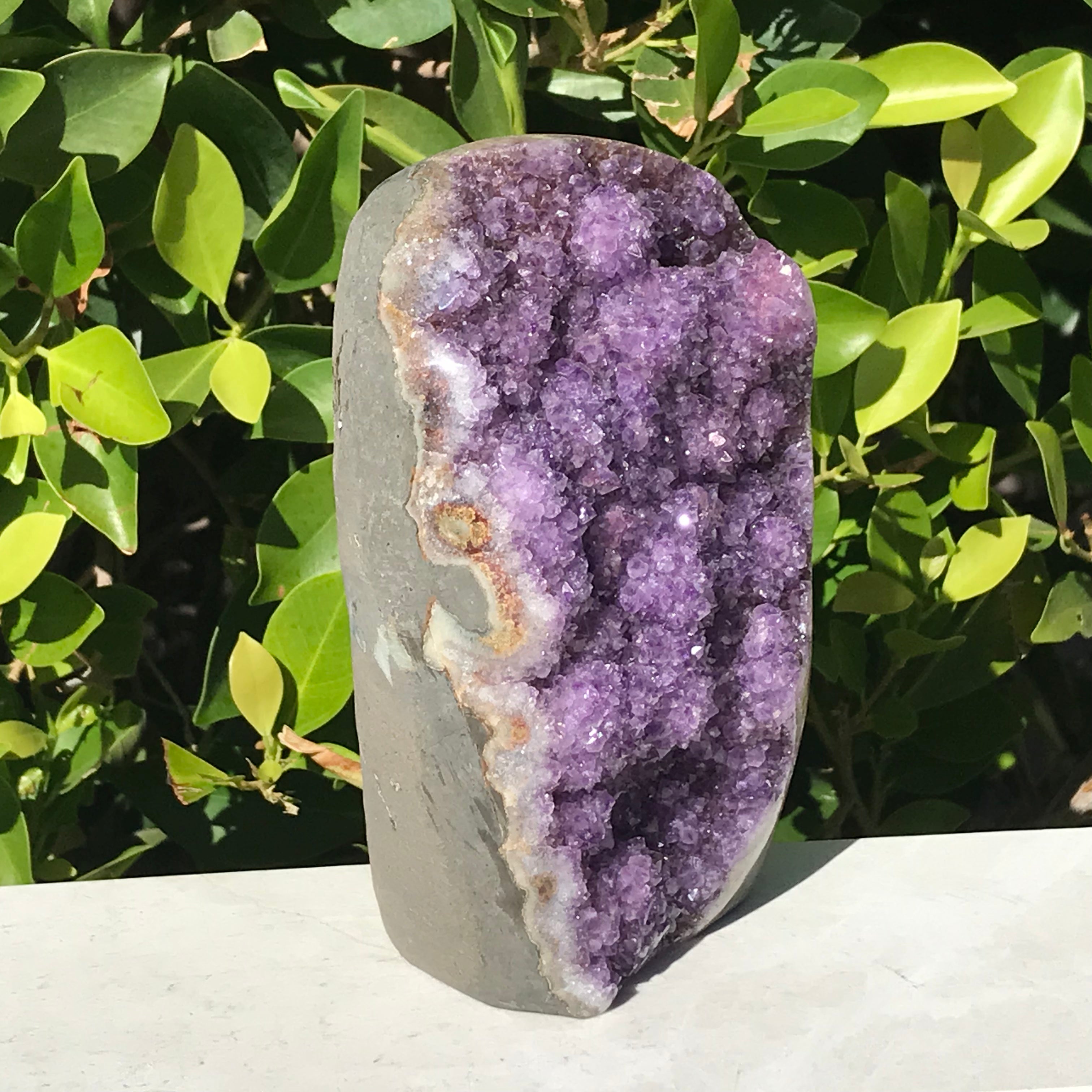Spherical Amethyst Faced Freeform