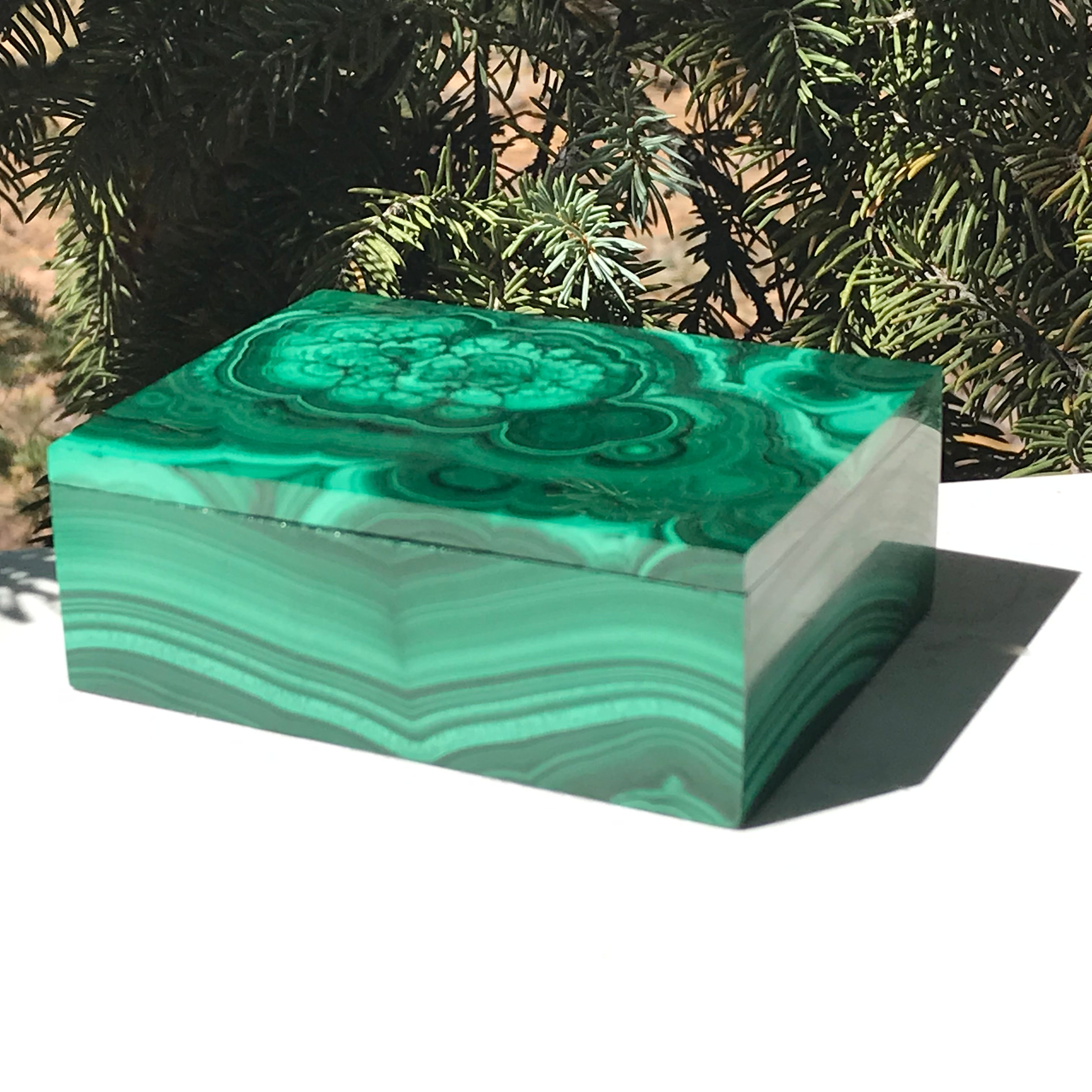 Malachite Jewelry Box